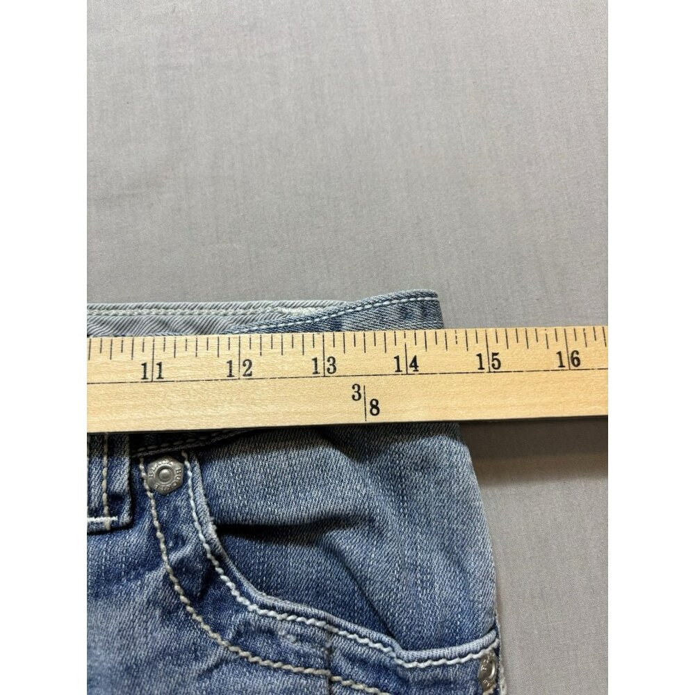 BKE Buckle Black Jeans Fit No 9 Men’s 29x31 Meas. Denim Grunge Straight Western - Picture 9 of 10